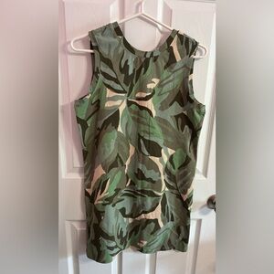 Sanctuary Women's Open Back Tank Dress Green size S
